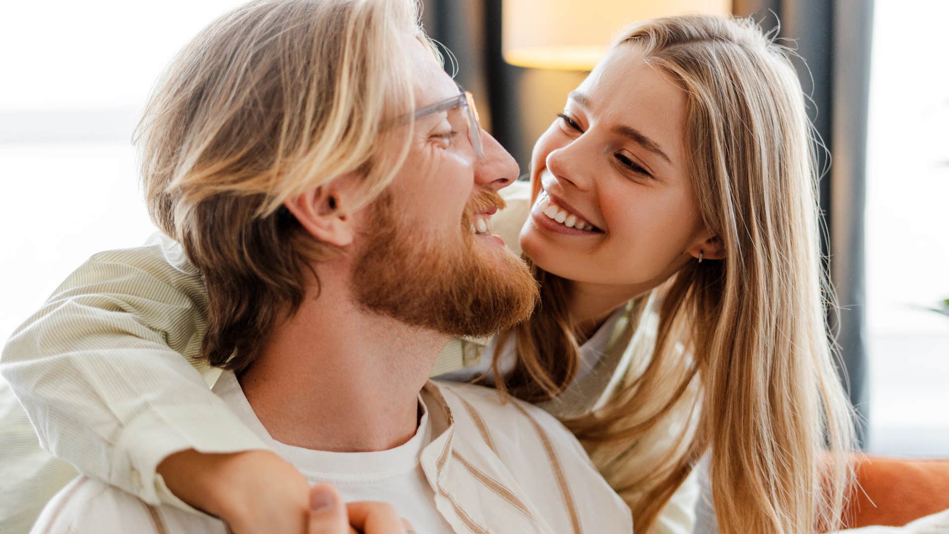 couple who aren't boring and blah as they take advantage of simple things