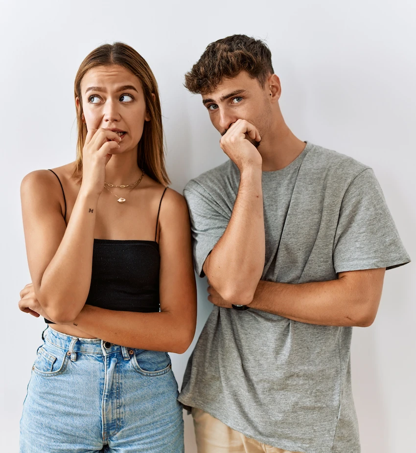 Un couple maladroit se demande si des émotions toxiques se sont glissées dans leur relation