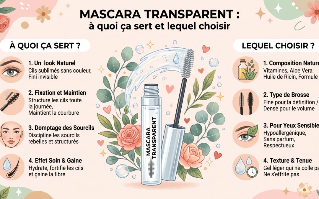 Mascara transparent : à quoi ça sert et lequel choisir